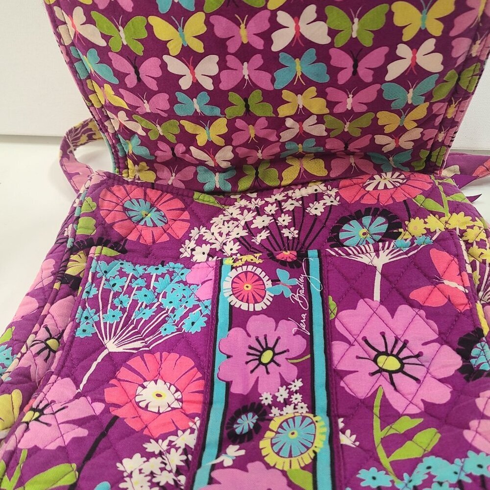Vera Bradley Flutterby Hipster Crossbody Bag Purse Adjustable Strap - Picture 6 of 12